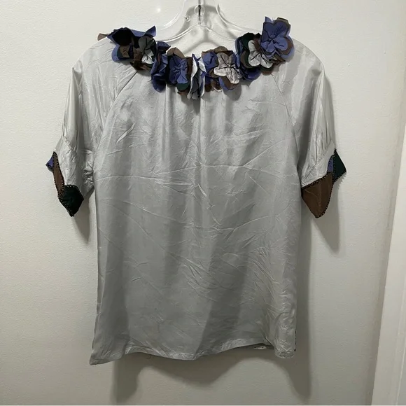 Marc Jacobs Multicolor Ruffle Blouse - Picture 10 of 16